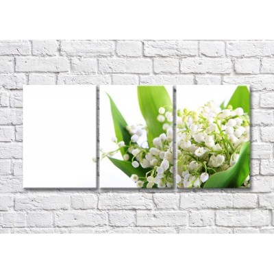 Картина Magic Color Bouquet of lilies of the valley on a White background (500163)