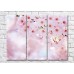 Картина Magic Color Blooming sakura branch on a Pink background (500215)