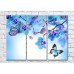 Картина Magic Color Blue orchid branches and butterflies (500218)