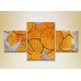 Картина Magic Color Triptych Abstraction Yellow/Violet (2229465)