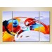 Pictură Magic Color Triptych Abstraction firefox (2229519)