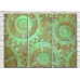 Pictură Magic Color Green gears on Brown background (3499086)