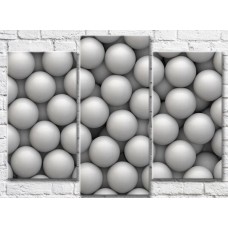 Картина Magic Color Background from Gray 3D balls (3499120)