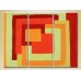 Pictură Magic Color Triptych Abstract bright squares (2229533)