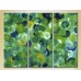 Pictură Magic Color Triptych Abstraction Green/Blue (2229470)