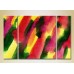 Pictură Magic Color Triptych Abstraction Yellow/Green (2229464)