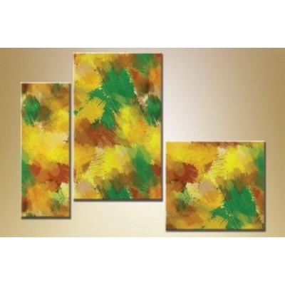 Pictură Magic Color Triptych Abstraction 128 (1609986)