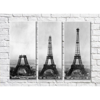 Pictură Magic Color Eiffel Tower construction (500001)