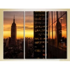 Картина Magic Color Triptych New York, skyscrapers (2658495)