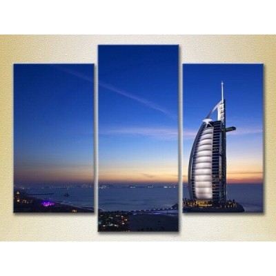 Картина Magic Color Triptych Hotel Burj Al Arab in Dubai (2658503)