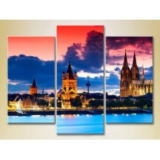 Картина Magic Color Triptych Germany, Cologne Cathedral (2658430)