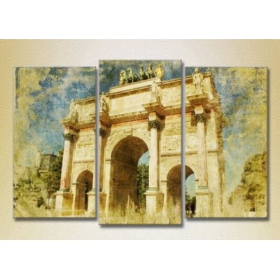 Картина Magic Color Triptych Arc de Triomphe Carousel (2658508)