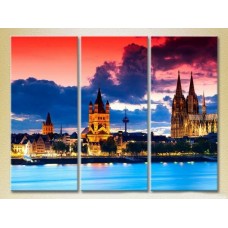 Картина Magic Color Triptych Germany, Cologne Cathedral (2658432)