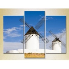 Картина Magic Color Triptych Windmills (2658434)