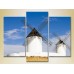 Картина Magic Color Triptych Windmills (2658434)