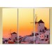 Картина Magic Color Triptych Greece, Santorini Sunrise (2658437)