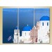 Картина Magic Color Triptych Greece, Santorini (2658440)