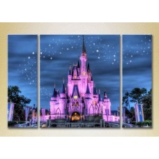 Картина Magic Color Triptych Disneyland France (2658445)