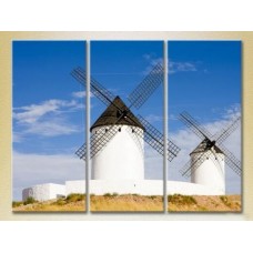 Картина Magic Color Triptych Windmills (2658425)