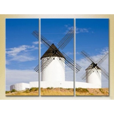 Картина Magic Color Triptych Windmills (2658425)