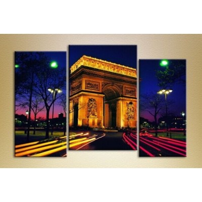 Pictură Magic Color Triptych Cities and Countries (2658690)