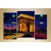 Pictură Magic Color Triptych Cities and Countries (2658690)