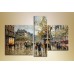 Pictură Magic Color Triptych Cities and Countries (2658693)