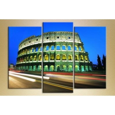 Картина Magic Color Triptych Cities and Countries (2658692)