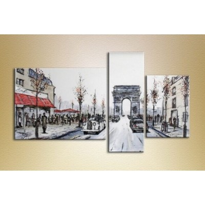 Картина Magic Color Triptych Cities and Countries (2658680)