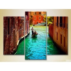 Картина Magic Color Triptych Canal Venice (2658453)