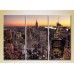 Картина Magic Color Triptych Empire State Building (2658537)