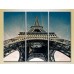 Pictură Magic Color Triptych Eiffel Tower, bottom view (2658530)