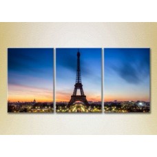 Картина Magic Color Triptych Eiffel Tower (2658532)