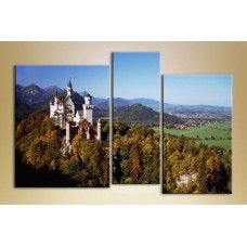 Картина Magic Color Triptych Castle (2658901)