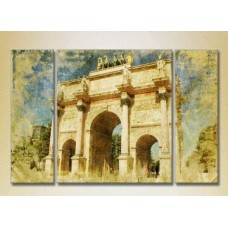 Картина Magic Color Triptych Arc de Triomphe Carousel (2658514)