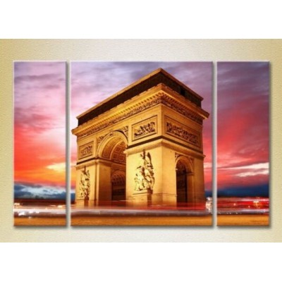 Картина Magic Color Triptych Arc de Triomphe (2658541)