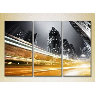 Картина Magic Color Triptych Night City (2658509)