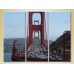 Картина Magic Color Triptych Golden Gate Bridge, traffic (2658475)