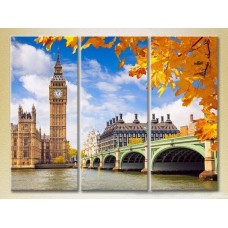 Картина Magic Color Triptych London, England, Palace of Westminster (2658461)