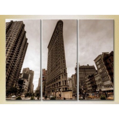 Pictură Magic Color New York Streets Triptych (2658516)