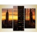 Pictură Magic Color Triptych New York, skyscrapers (2658489)