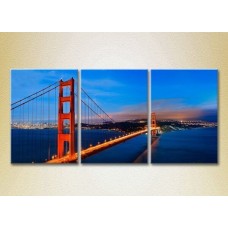 Картина Magic Color Triptych Golden Gate Bridge (2658474)