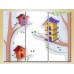 Картина Magic Color Triptych Birdhouses (2229688)