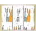 Pictură Magic Color Triptych Bunnies (2229623)