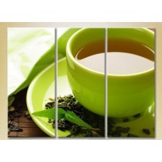 Pictură Magic Color Triptych Green Tea (2698635)