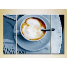 Pictură Magic Color Triptych Cappuccino Morning (2698644)