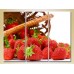 Pictură Magic Color Triptych Strawberries in a basket (2698652)