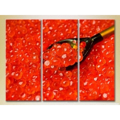 Pictură Magic Color Triptych Red Caviar (2698659)