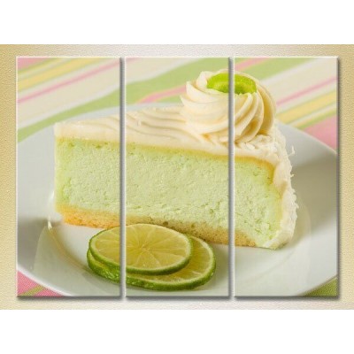 Картина Magic Color Triptych Lime Cheesecake (2698666)