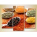 Картина Magic Color Triptych Spoons with spices (2698667)